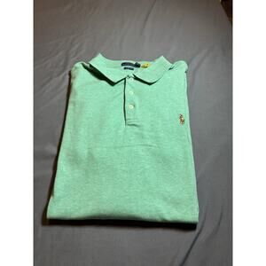 Polo Ralph Lauren Classic Fit Polo Shirt Mens XXL Mint Green Heather